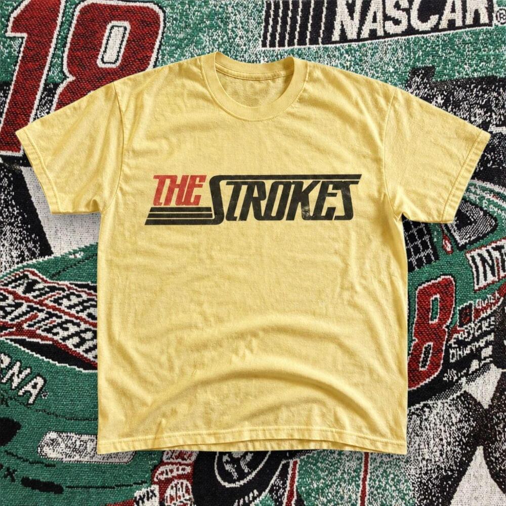 The Strokes Graphic Tee Daisy Yellowhaze Unisex Gildan